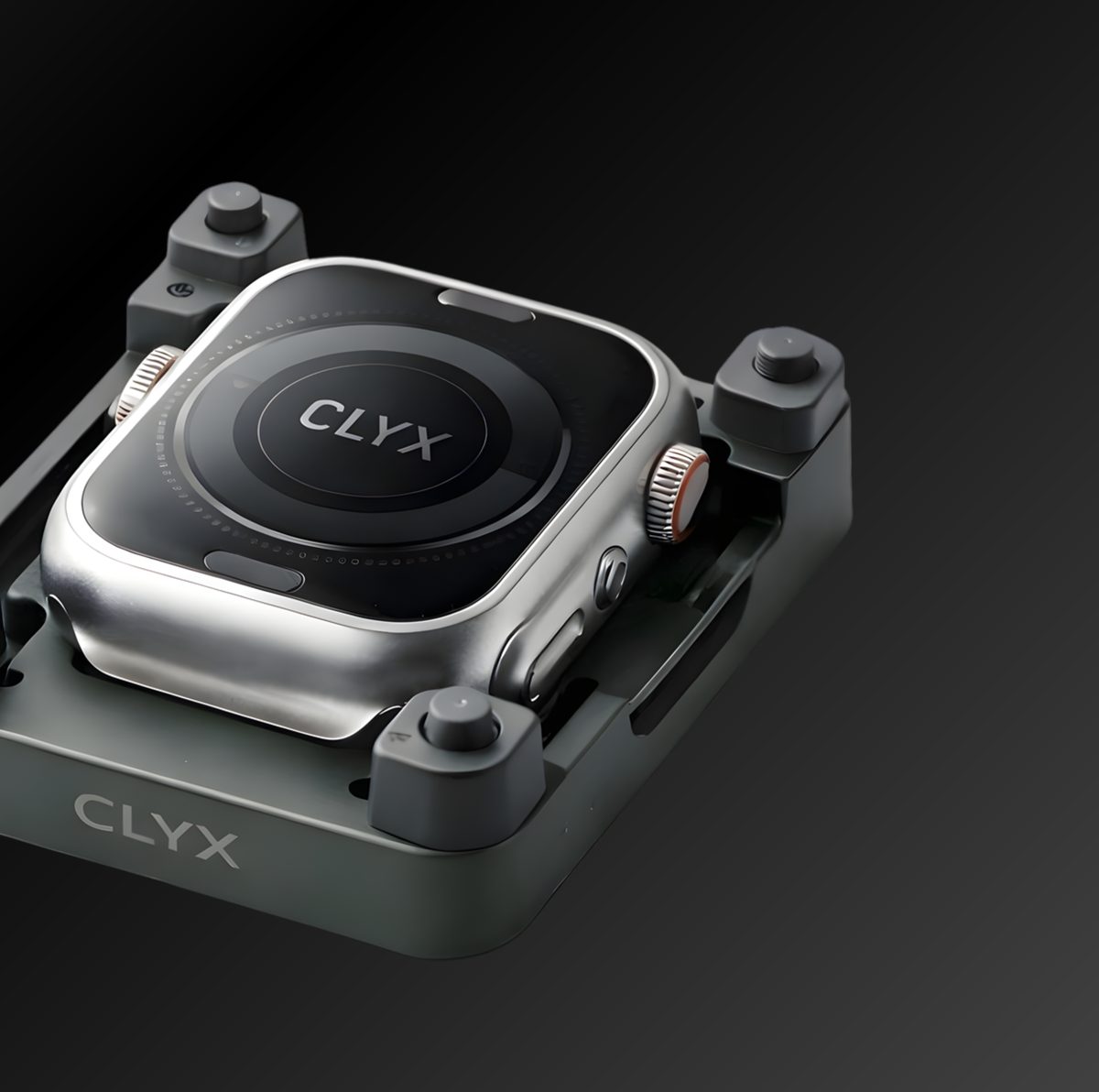 Colocador automático CLYX para vidrio templado de Apple Watch